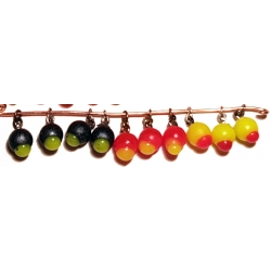 Karoliukai bemasalinėms (10 vnt.) MIX 6