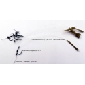 1. Karpinis pavadėlis 1 vnt. / fluorokarbonas 0,33 mm/ 16 cm